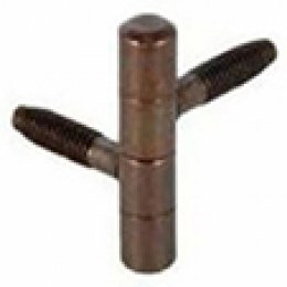 Cerniera Anuba AGB Mod. 117 - D.13 H.47 - bronzo 3x3-96